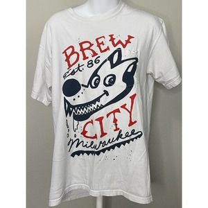 Brew Est 86 city Milwaukee Tshirt M